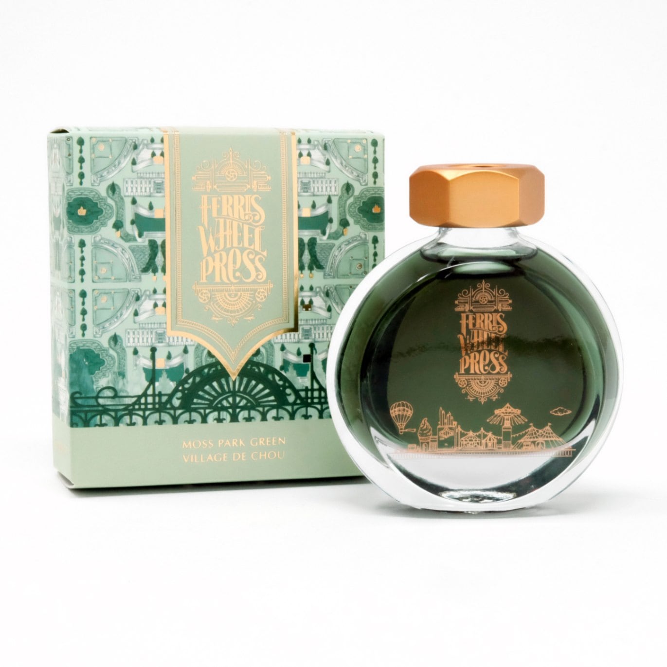 Ferris Wheel Press Moss Park Green Ink 38ml
