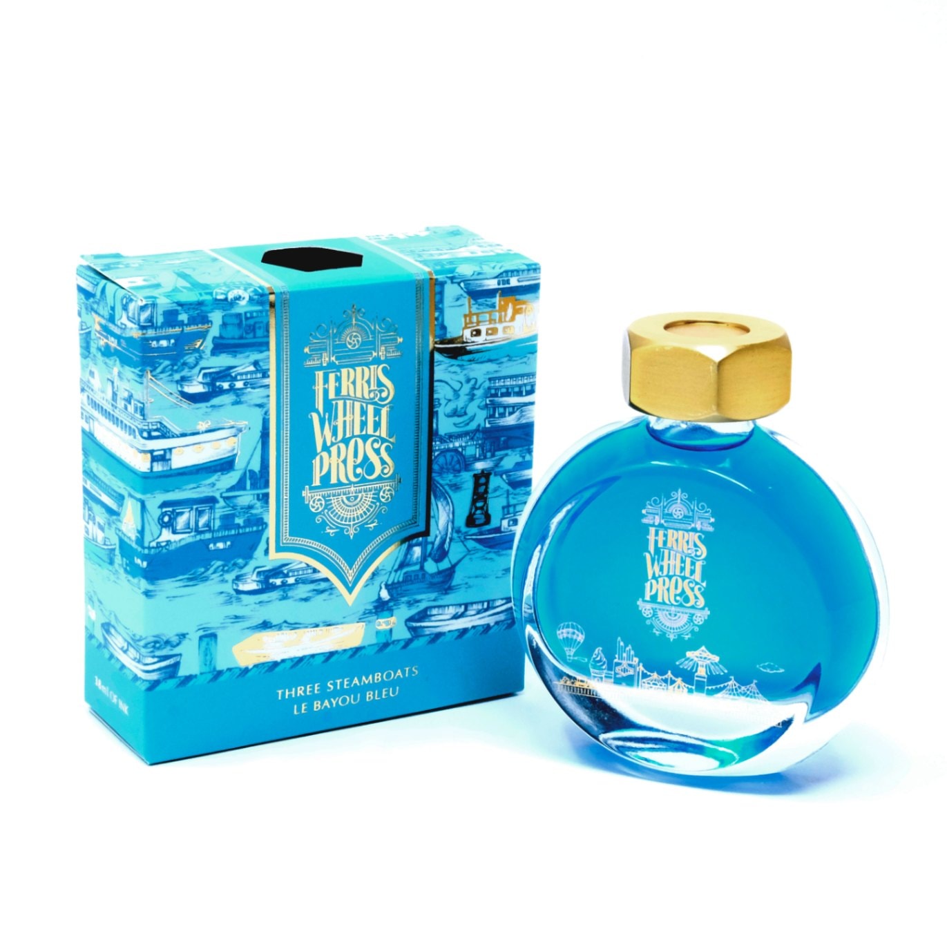 Ferris Wheel Press Three Steamboats Ink 38ml