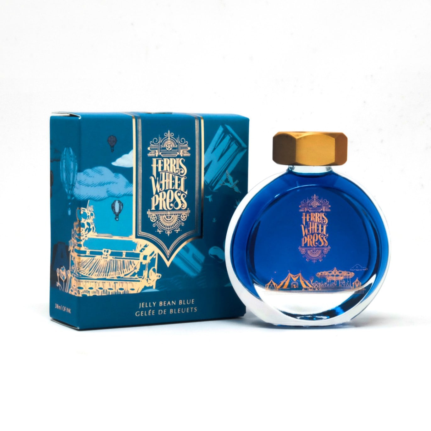 Ferris Wheel Press Jelly Bean Blue Ink 38ml