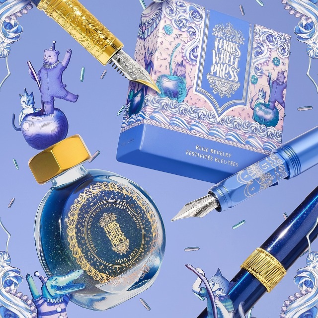 【2/21発売】Ferris Wheel Press 15th Anniversary Celebration series【Blue Revelry】 Ink 38ml