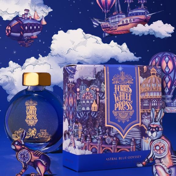 【10/3発売】Ferris Wheel Press Lost in Time Collection【Astral Blue Odyssey】 Ink 38ml
