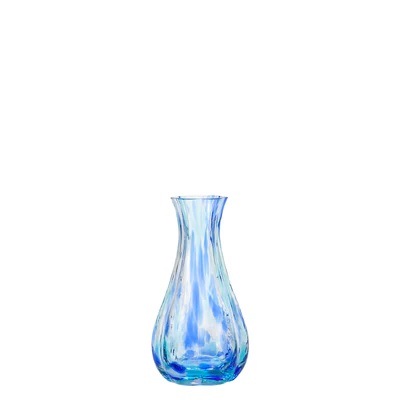 津軽びいどろ　HOKUYO GLASS  花瓶 津軽びいどろ 花びん 弘前桜 花あかり 壷金耳付花器 | 上品な