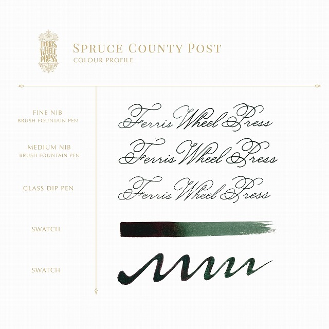 Ferris Wheel Press Spruce County Post Ink 38ml