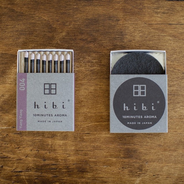 hibi 着火具がなくても使えるお香スティック（8本入り）