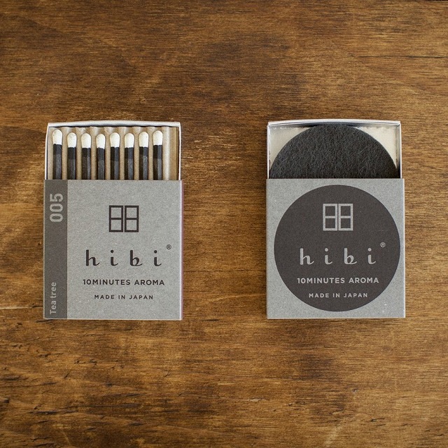 hibi 着火具がなくても使えるお香スティック（8本入り）