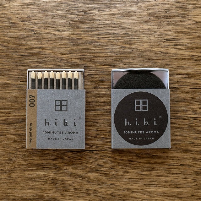 hibi 着火具がなくても使えるお香スティック（8本入り）