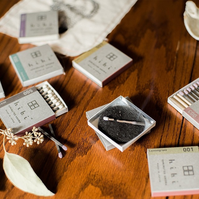 hibi 着火具がなくても使えるお香スティック（8本入り）