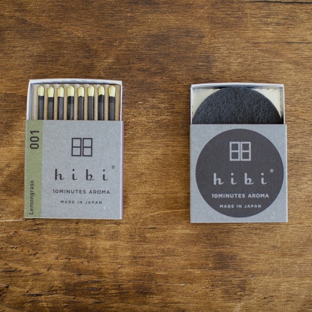 hibi 着火具がなくても使えるお香スティック（8本入り）