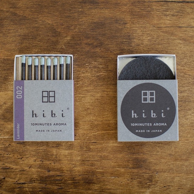 hibi 着火具がなくても使えるお香スティック（8本入り）