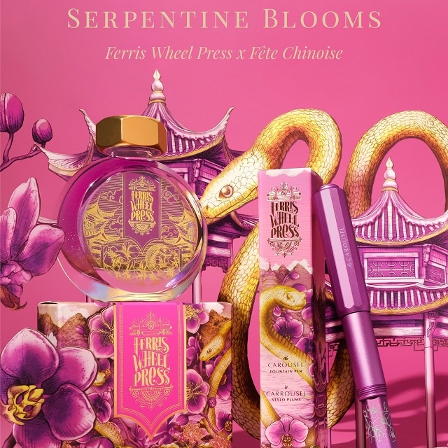 【1/3発売】Ferris Wheel Press 2025 Curious Collaborations 【Serpentine Blooms】 Ink 38ml