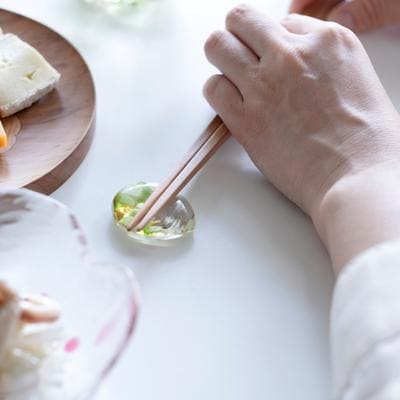 津軽びいどろ りんごしずく 箸置