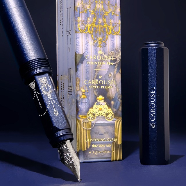 Ferris Wheel Press Aluminum Carousel Fountain Pen Glistening Limited Edition
