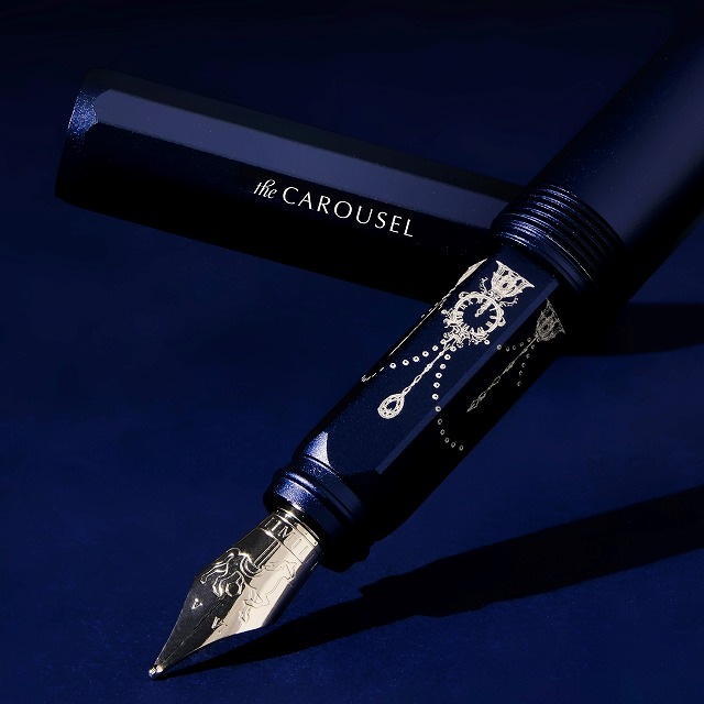 Ferris Wheel Press Aluminum Carousel Fountain Pen Glistening Limited Edition