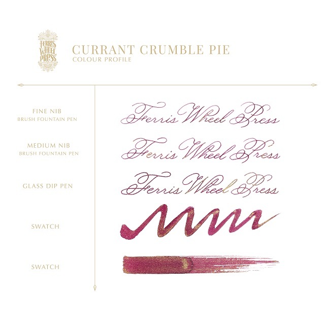 【8/1発売】Ferris Wheel Press The Boulangerie Collection【Currant Crumble Pie】 Ink 38ml