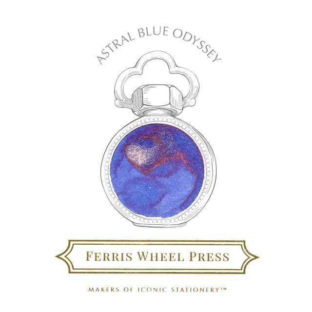 【10/3発売】Ferris Wheel Press Lost in Time Collection【Astral Blue Odyssey】 Ink 38ml