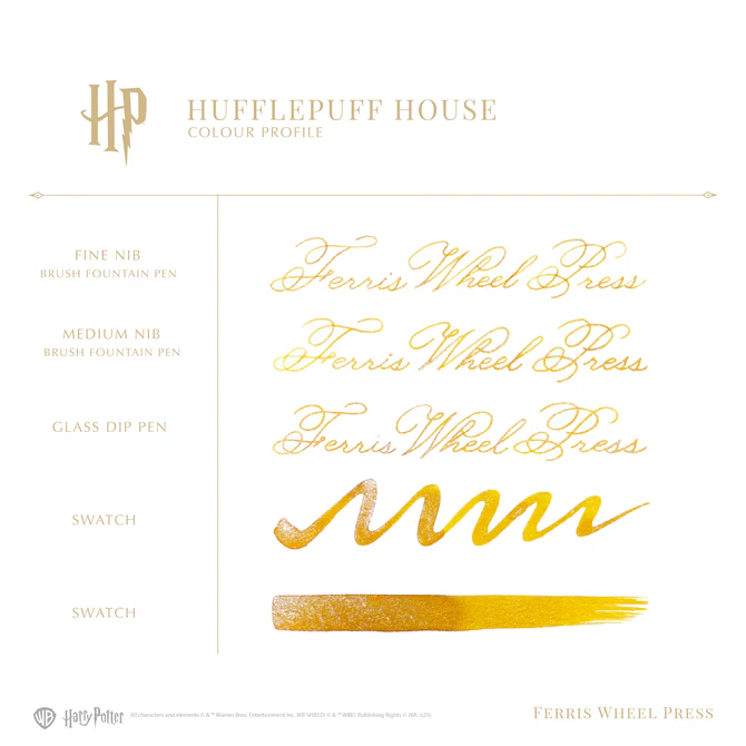 【11/21発売】限定品 Ferris Wheel Press Houses of Hogwarts 【Hufflepuff House】 Ink 38ml