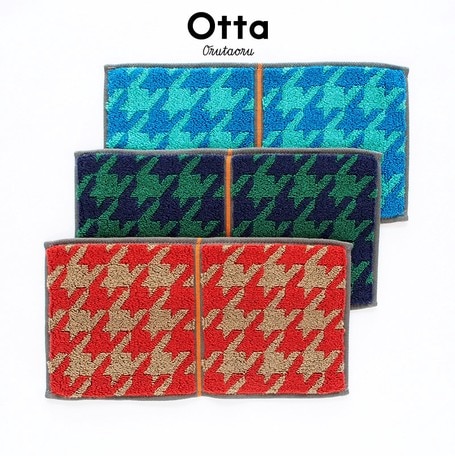 【今治タオル/ギフト】Otta ハーフタオルハンカチ同柄3枚組ギフトセット 18-27