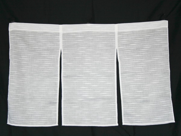 綿100％薄手スラブのれん三つ割　1枚　55×90cm