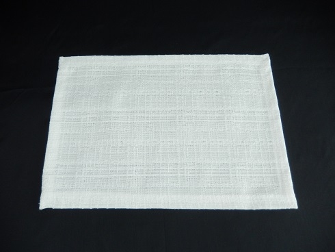 綿100%スラブ生地ティーマット　22×15ｃｍ　1枚
