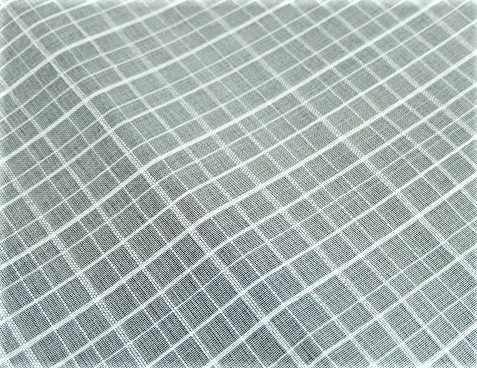 絹100% オーガンジー格子プチストール 28×130cm 10枚