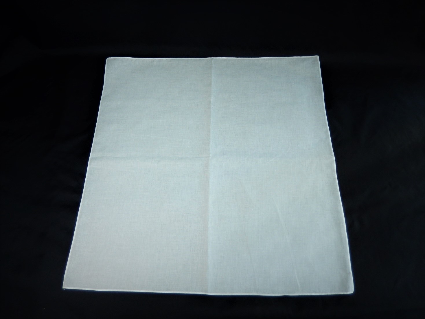 綿100％　＃60ローンハンカチ　50×50cm　10枚