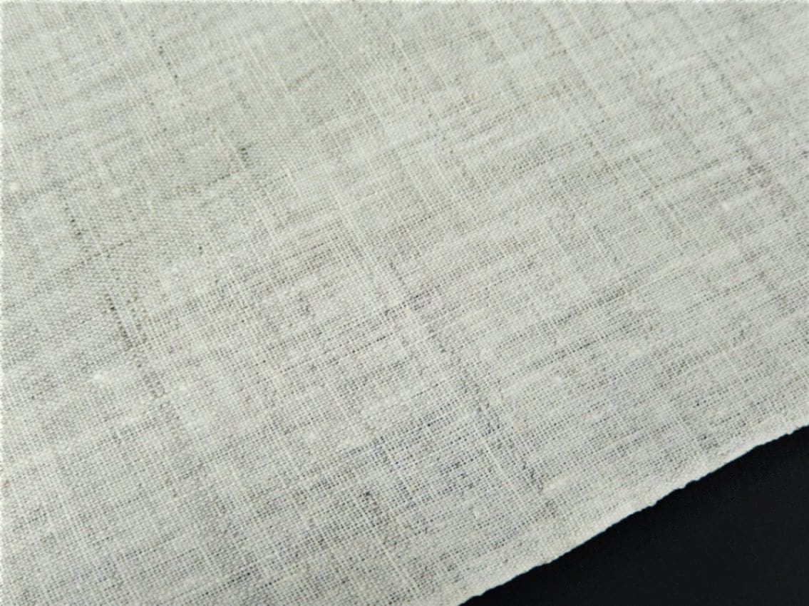 麻100％　生平風生地　45cm巾　1m