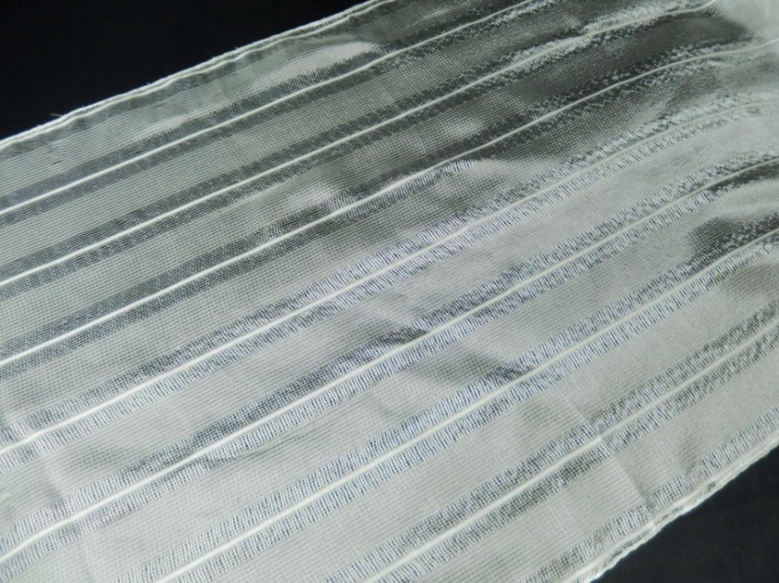 シルクレーヨン　ノベルティストライプストール　L　　　　　約60×180㎝　1枚