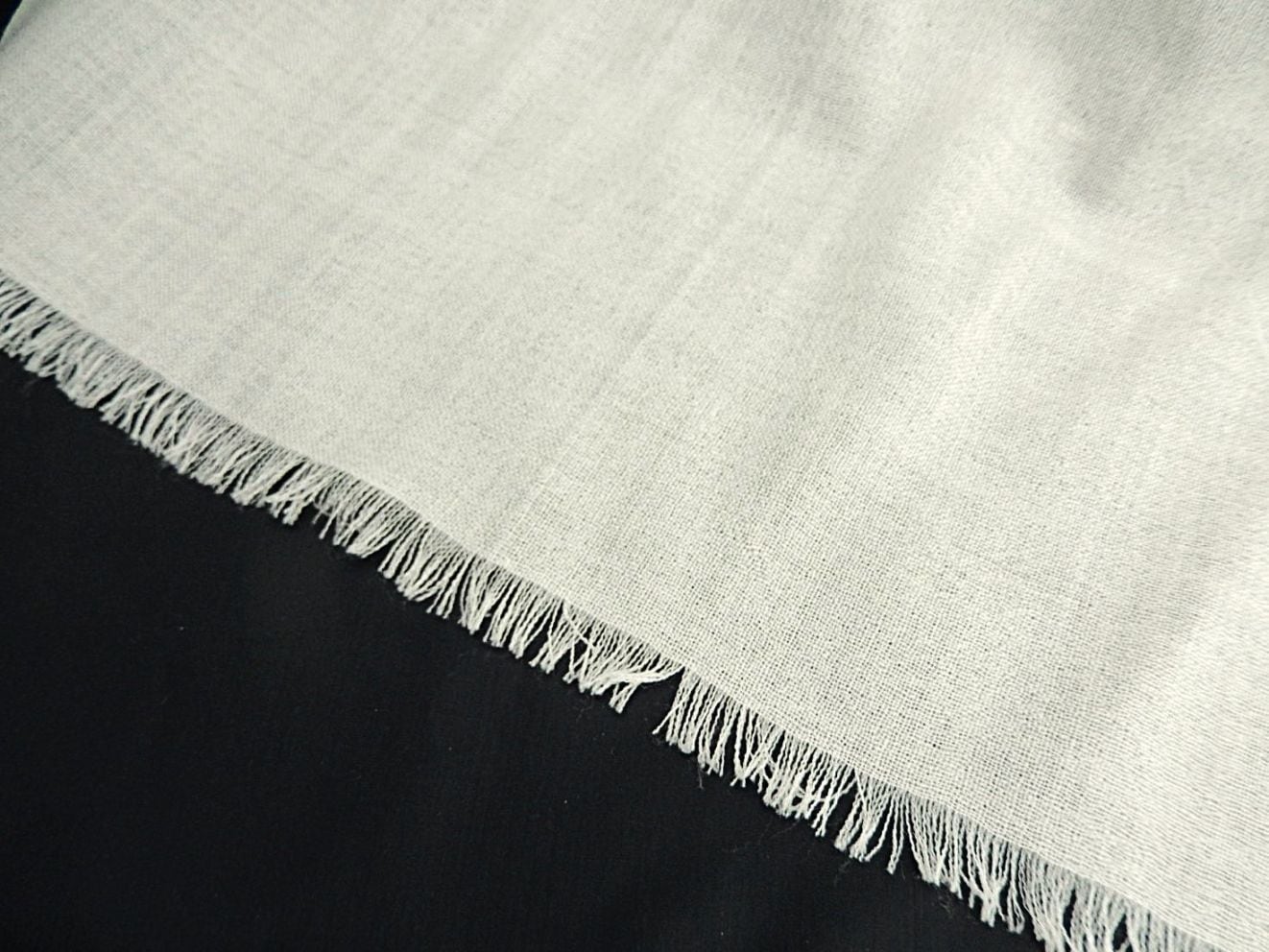 ウール100%薄手ソフトストールR08　約70×185㎝＋房　10枚