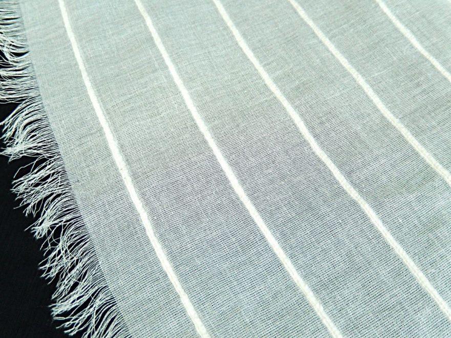 綿100% パイピング柄ストール房付 約35×150㎝　10枚