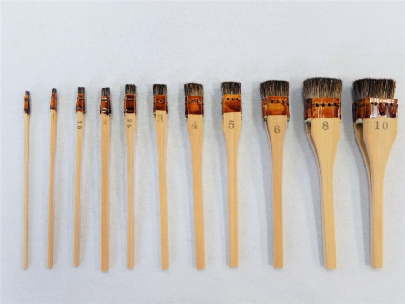 夏毛摺込刷毛 0.5分（2mm） Natsuge Surikomibake #0.5 | 染工具