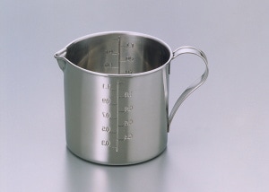 18-8ステンレス計量カップ　1.3L（直径12cm）
