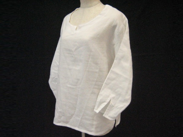 綿100%2重ガーゼ7分袖Tシャツブラウス(M) 10枚