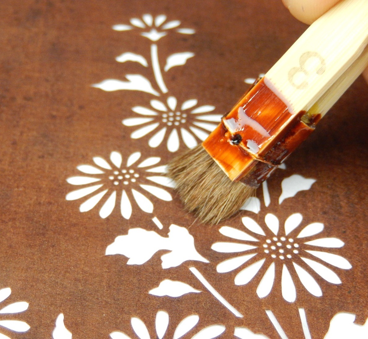 摺込刷毛 3分（9mm） Surikomibake #3 | すべての商品 | 藍熊染料株式