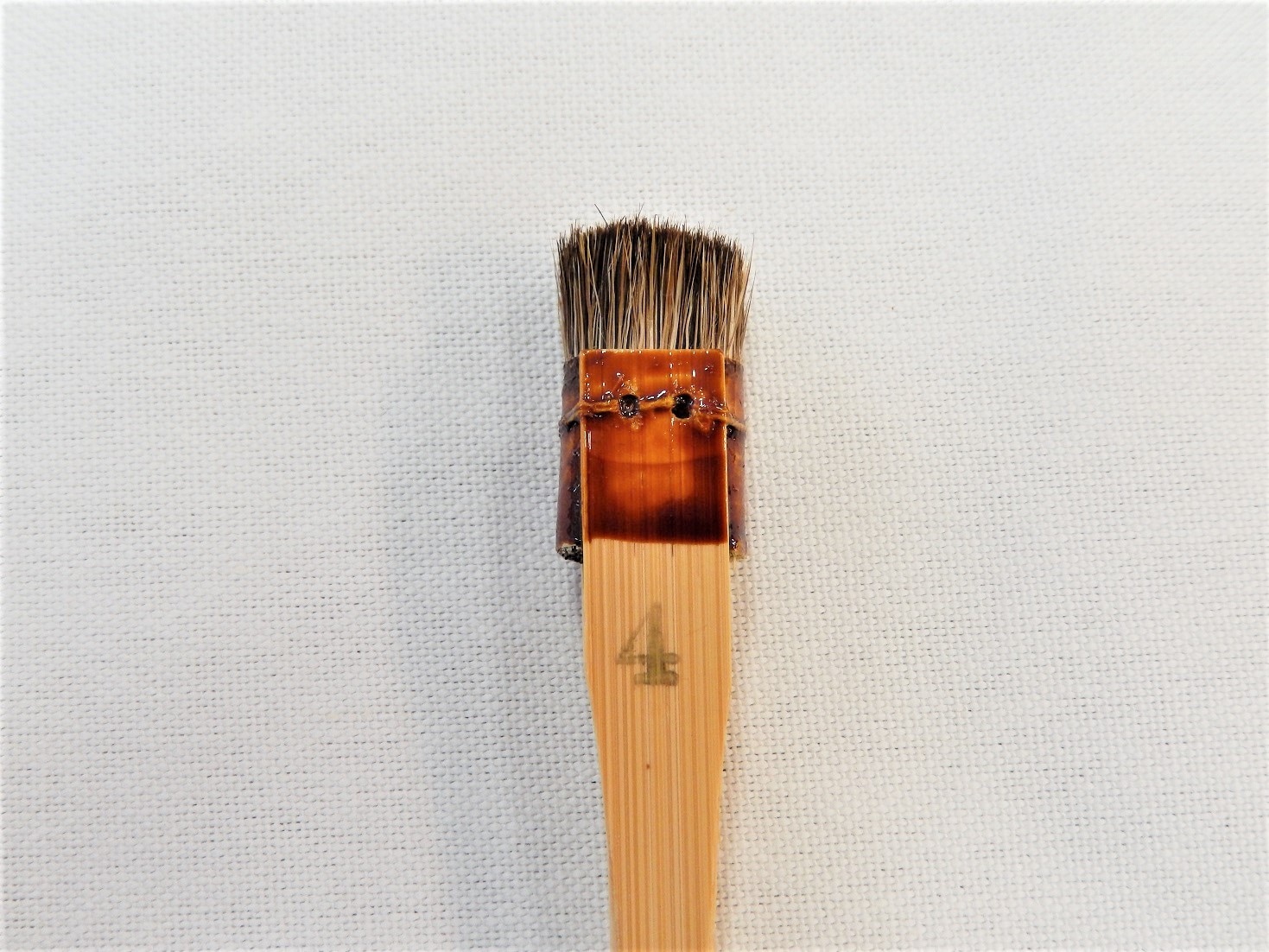 夏毛摺込刷毛 4分（12mm） Natsuge Surikomibake #4 | 染工具,刷毛,摺