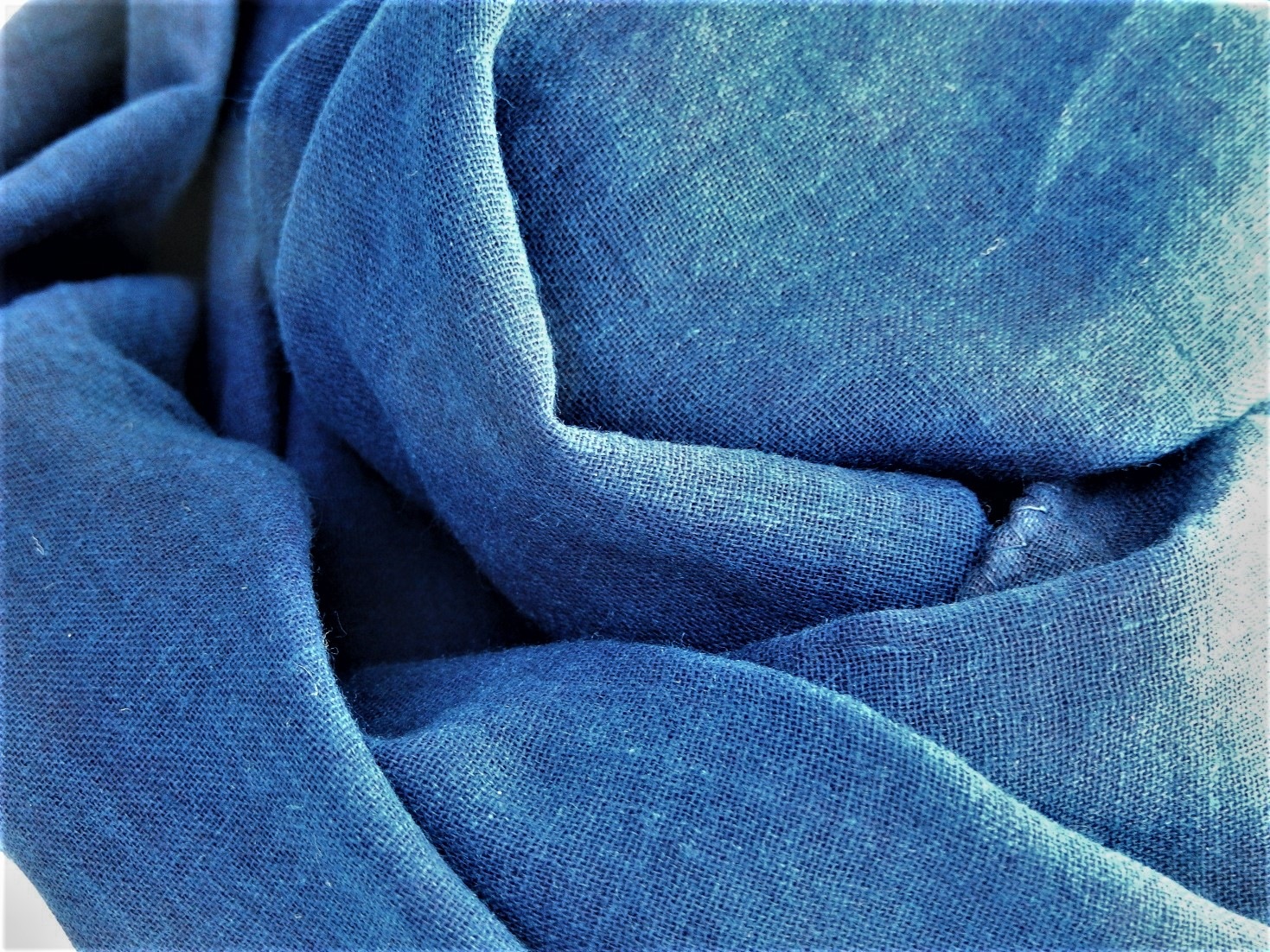 綿100％ 2重ガーゼストール 約34×150cm 1枚 | 生地・縫製品 | 藍