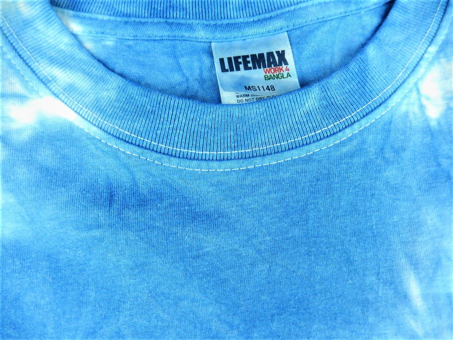 綿100% ダブルステッチ天竺Tシャツ XSサイズ | 生地・縫製品 | 藍熊