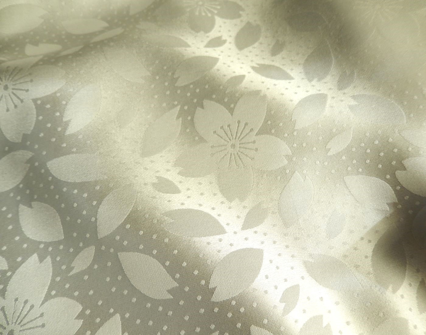 絹100％　サクラ花びらプチストールN　約30×130㎝　10枚