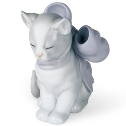 ポーセリン リアドロ姉妹ブランド NAO リボンの仔猫