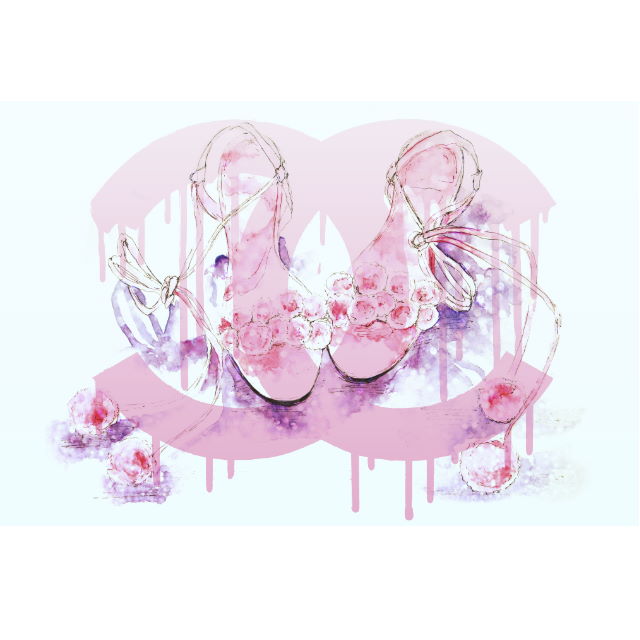 アモアアート AMOUR ART BEAUTY BEAUTY(ビューティービューティー) 人気ブランド、シャネル（CHANEL）をモチーフにした海外アート作品  キャンバス 609mm×406mm