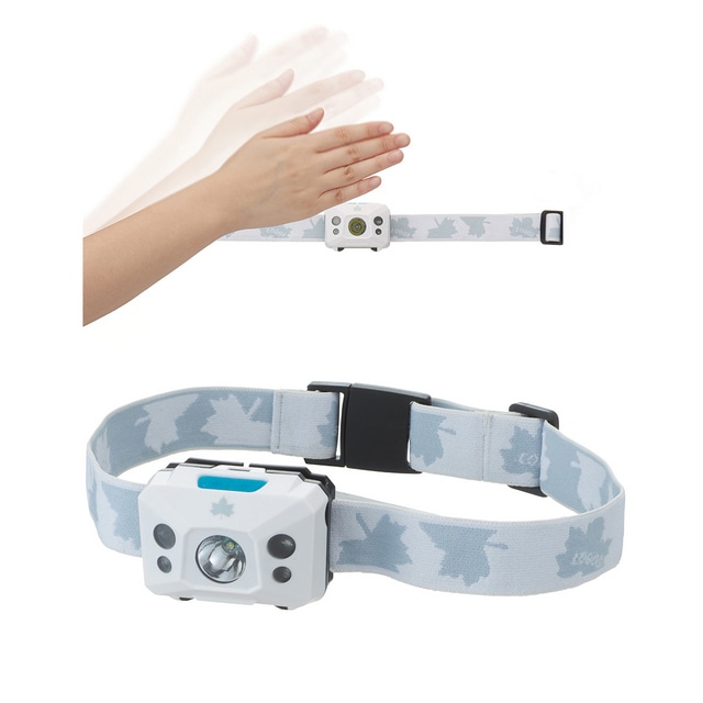 LOGOS/ロゴス neos ノンタッチヘッドライト 汚れた手やグローブ着用時でも、手をかざすだけで簡単に点灯・消灯ができるノンタッチモードが搭載