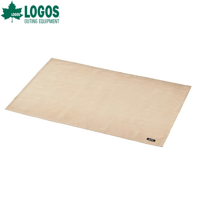 LOGOS/ロゴス たき火台シート・ワイド(80×130cm) 焚き火台やコンロの下に敷く事で芝生やウッドデッキへの火の粉の飛び火を防ぐ
