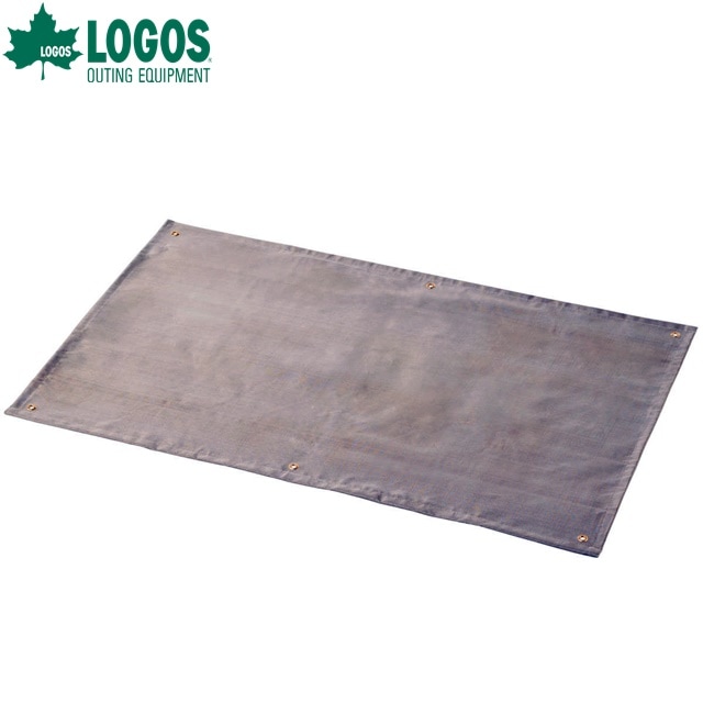 LOGOS/ロゴス たき火台 耐火・断熱シート(80×130cm)焚き火台やコンロの下に敷く事で芝生やウッドデッキへの火の粉の飛び火を防ぐ