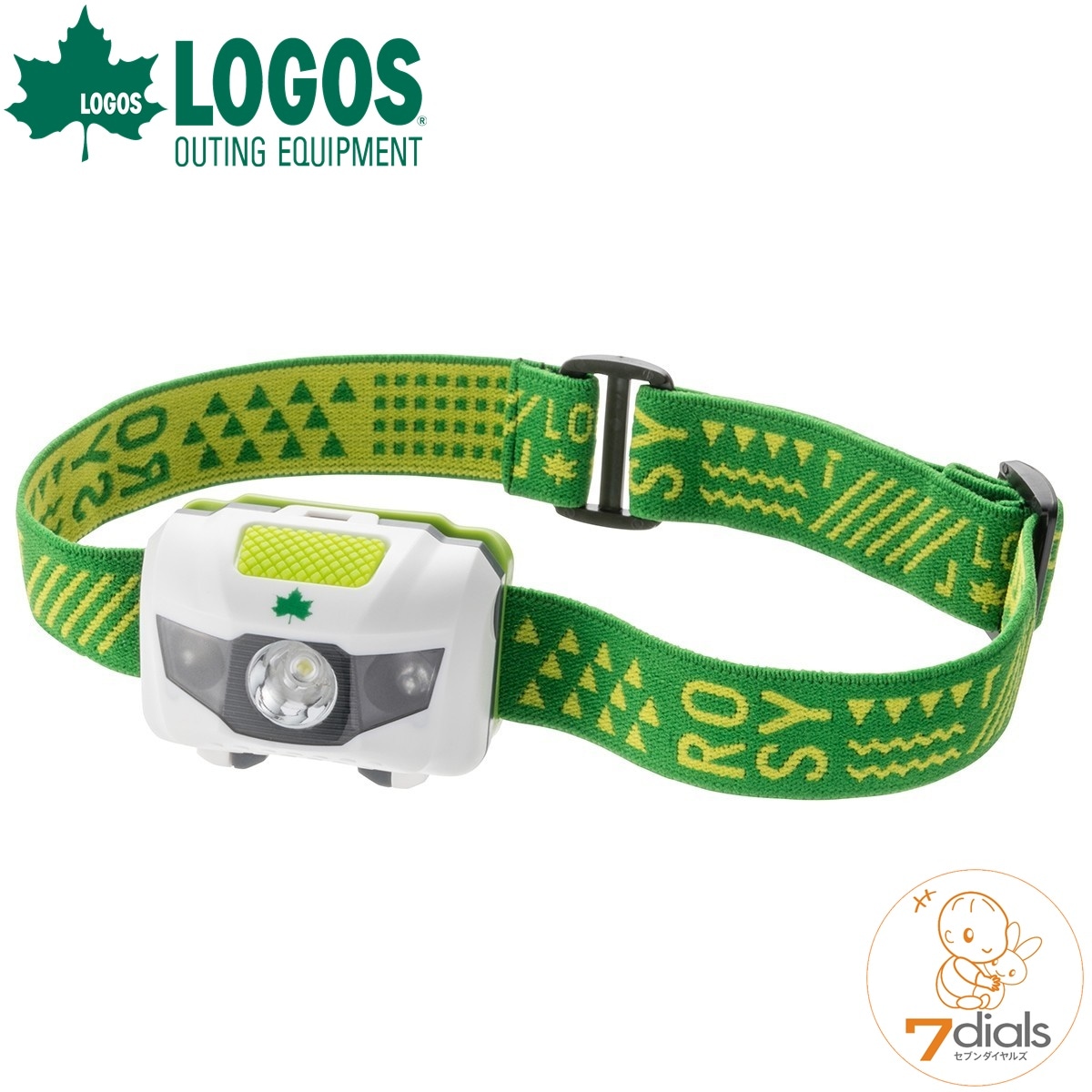 LOGOS/ロゴス ROSY LEDヘッドライト キャンプやフェスの夜道に大活躍 ネックライトとしても使えるヘッドライト 生活防水仕様 LEDヘッドライト部分は角度調整可能