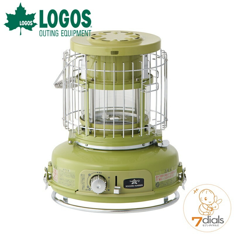 LOGOS/ロゴス LOGOS×SENGOKU ALADDIN パノラマ ガス ストーブ アラジンのブルーフレームヒーターをモチーフにしたコンパクトタイプのガスストーブ