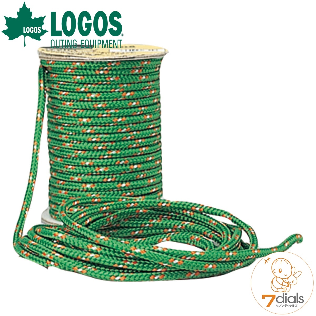 LOGOS/ロゴス 増量ガイロープ(φ5mm×22m) キャンプロープ テント タープ ロープ