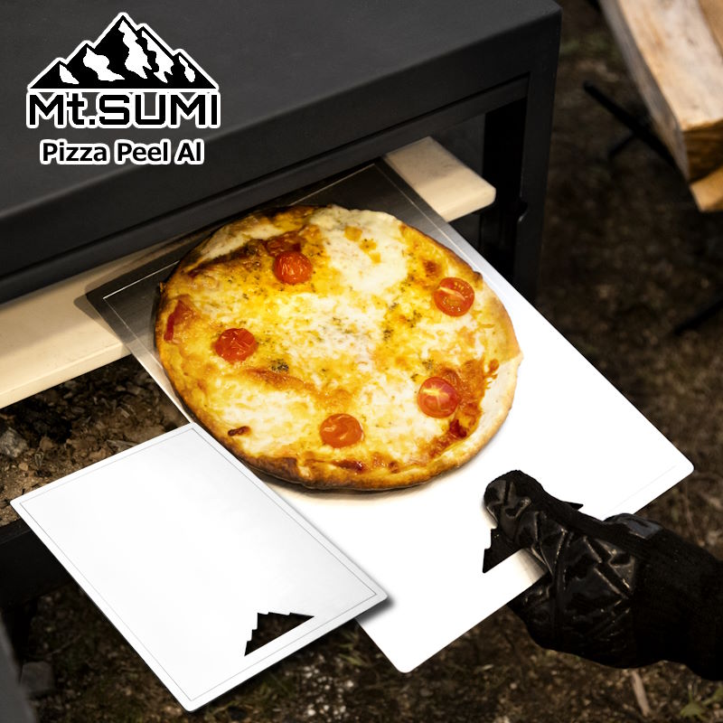 (クリックポスト発送) Mt SUMI/マウントスミ Pizza Peel Al/ピザピール アル 薪ストーブでピザを焼いた後にオーブンから取り出すピザピール ハンドルレス