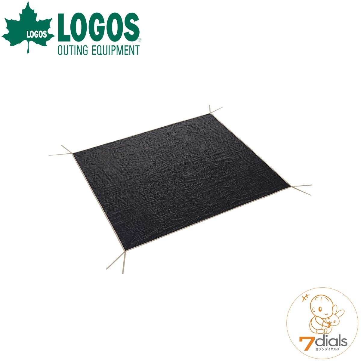 LOGOS/ロゴス ぴったりグランドシート200 フロアサイズが200cmのテント用 テントの下に敷く事で冷気や湿気から防ぐ