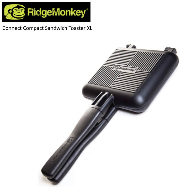 RidgeMonkey/リッジモンキー コネクトコンパクトサンドウィッチトースターXL 上下がそれぞれ独立可能 フライパン Connect Compact Sandwich Toaster XL