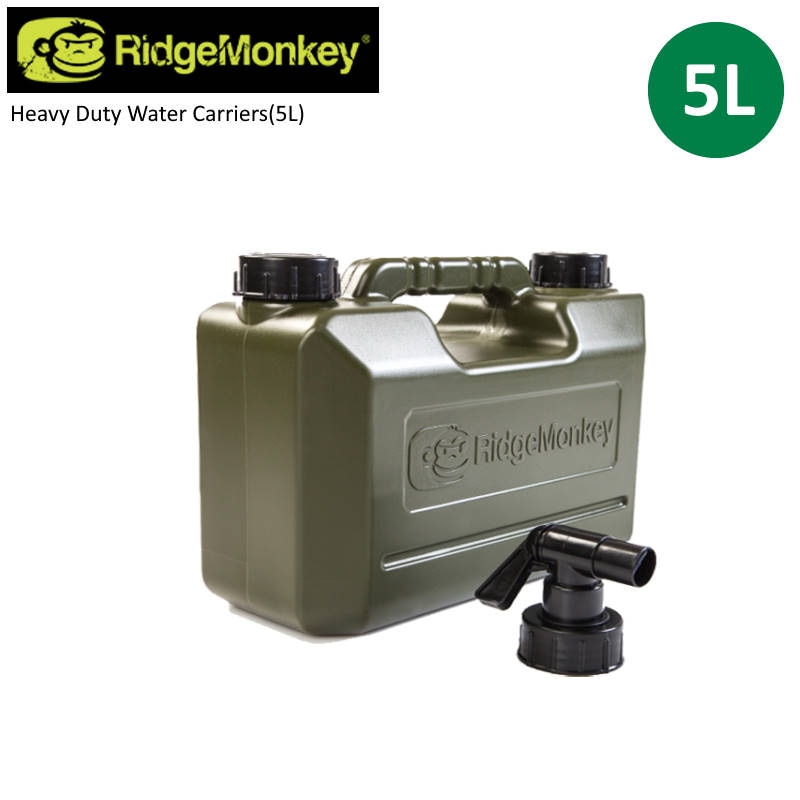 RidgeMonkey/リッジモンキー ヘビーデューティウォーターキャリア5L 5リットル ウォータータンク アウトドア ウォーターサーバー ウォータージャグ ポリタンク