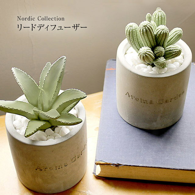 メルシーユ/ MERCYU MRU-73 サボテンのリードディフューザー ノルディックコレクション  本物の多肉植物のような可愛らしいリードディフューザー